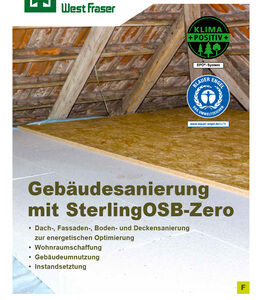 Gebäudesanierung mit SterlingOSB-Zero